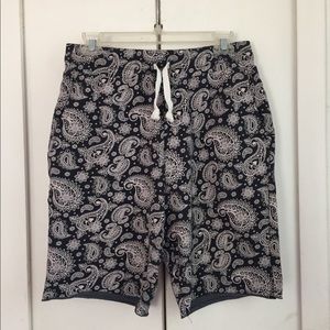 H&M Paisley Print Sweatshorts